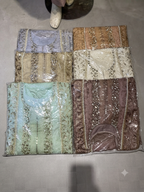 lvory Grace Embroidered maxi, As a complete 3pcs set, Available in multiple colours And quantity also