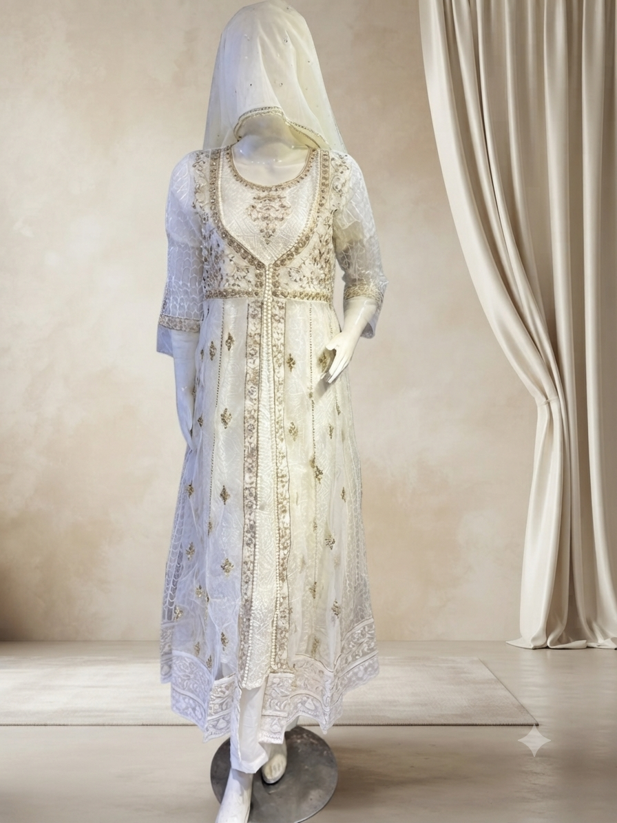 Royal lvory pearl embellished maxi, As a complete 3pcs set, Multiple colours available, Bulk stock also.
