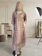 Luxury formal embroidered maxi, 3pcs set ready to wear, In multiple colours, Available in bulk stock also.