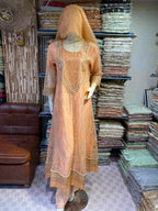 Malai 3 Piece Suit Net Maxi with Net Dupatta