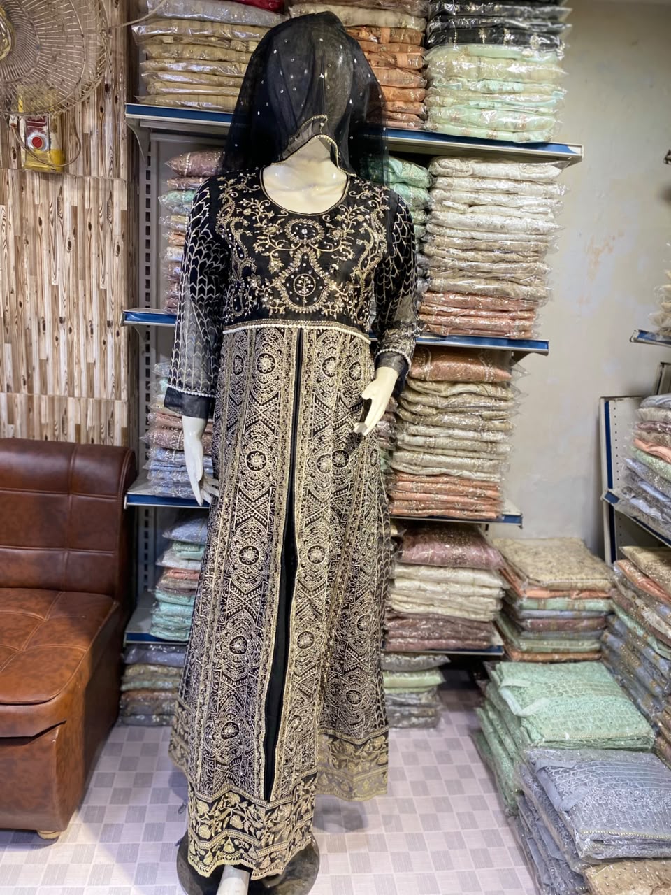Malai 3 Piece Suit Net Maxi with Net Dupatta