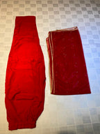 Malai 3 Piece Suit Net Maxi with Net Dupatta