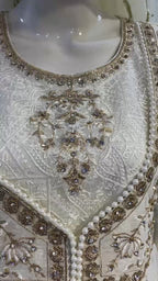 Malai 3 Piece Suit Net Maxi with Net Dupatta