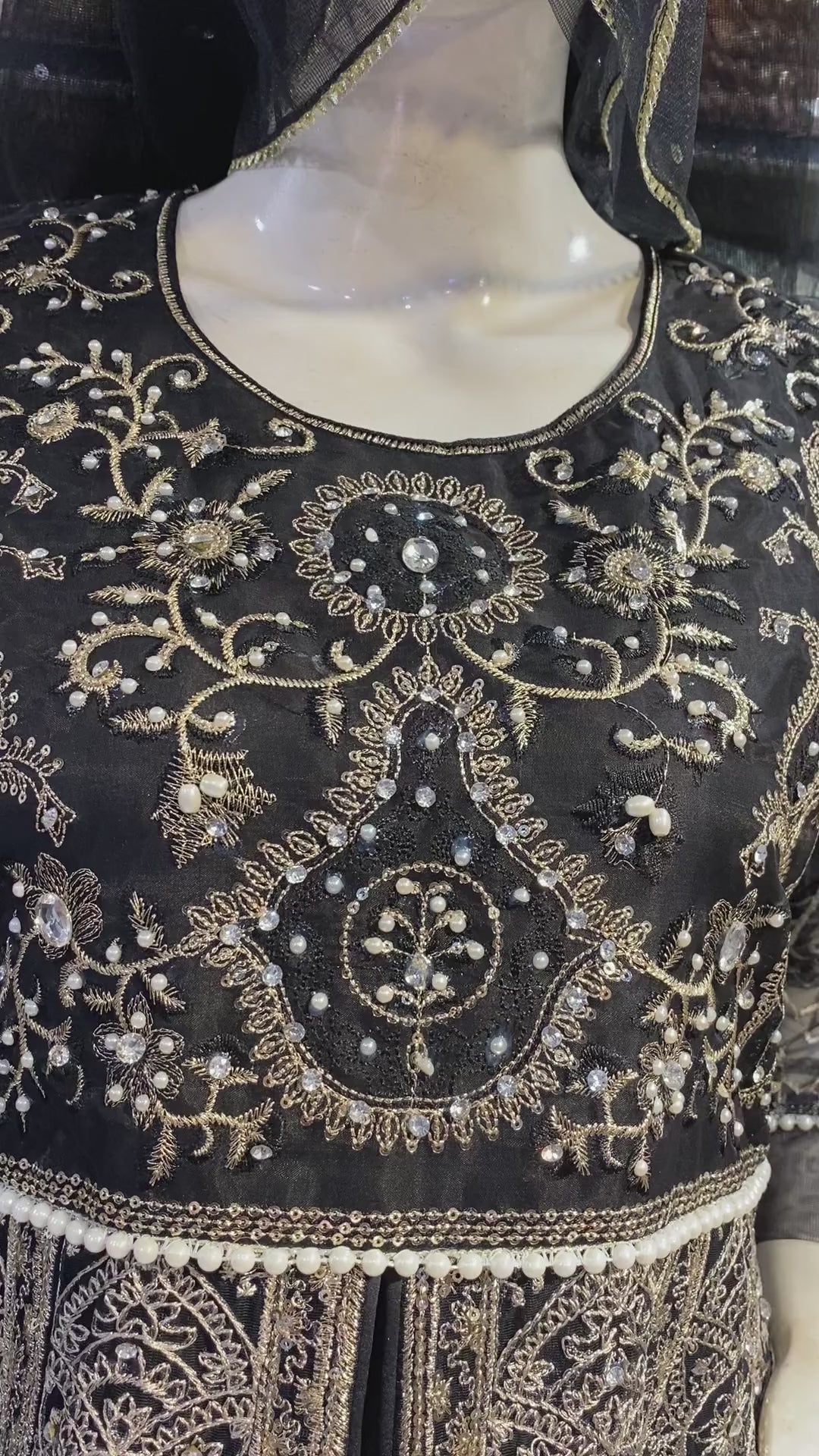 Elegant Front open luxury embroidered maxi, with complete 3pcs, available in multiple colours,  Bulk stock available.
